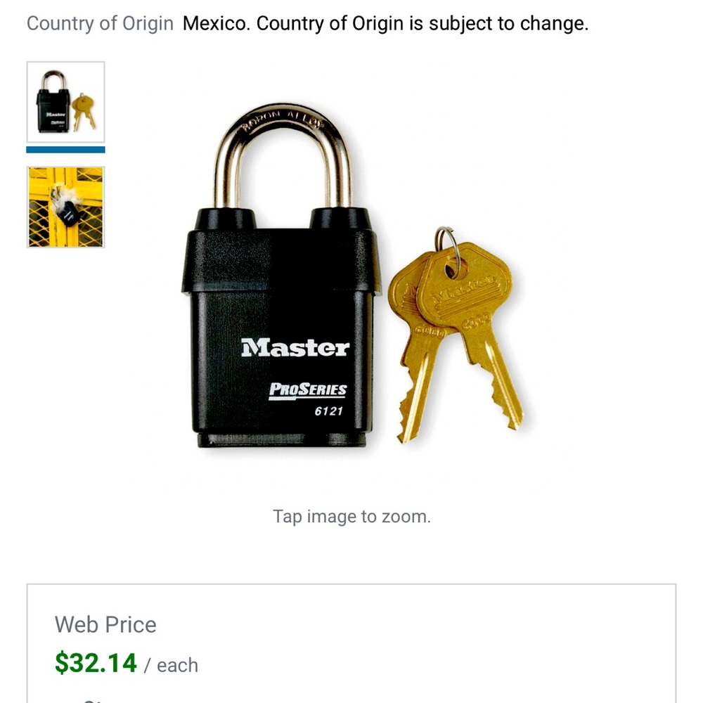 2 Master lock - Picture 5 of 7
